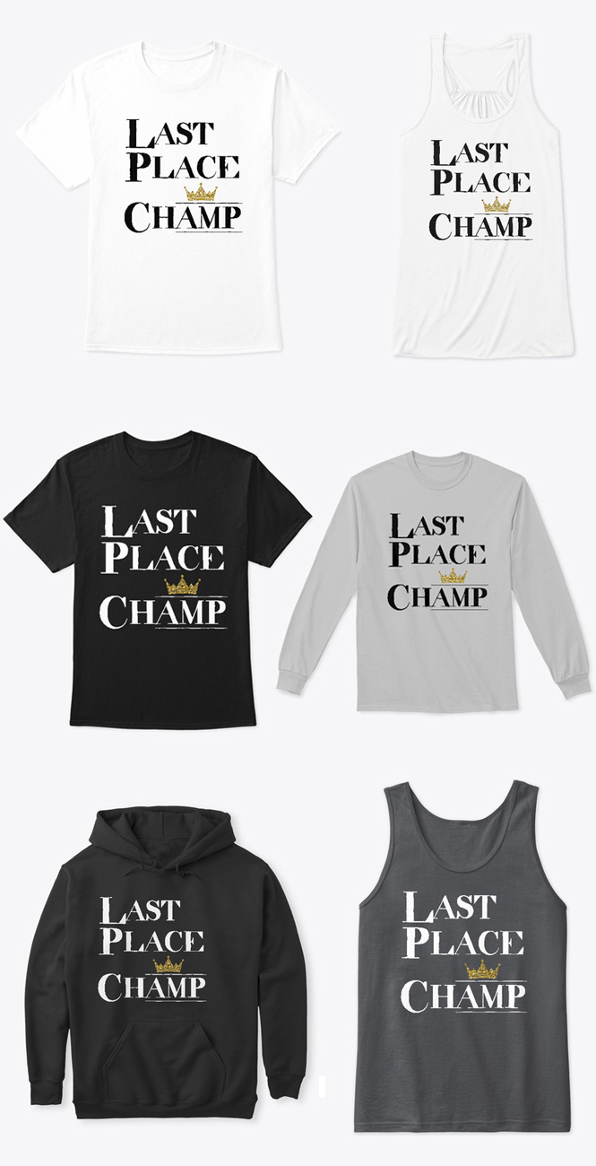 Last Place Champ Running Merch